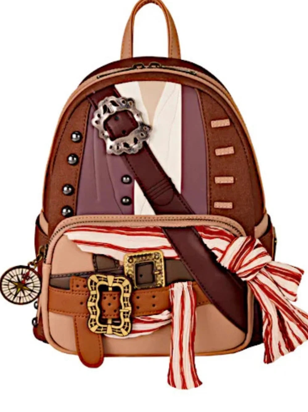 Loungefly  Pirates of the Caribbean Jack Sparrow  Cos Play Mini Backpack New!
